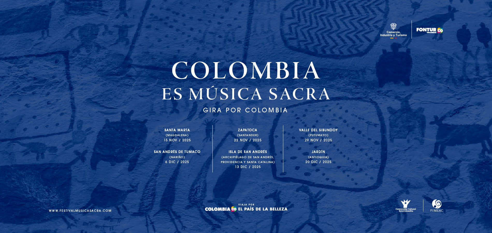 Banner Colombia es música sacra